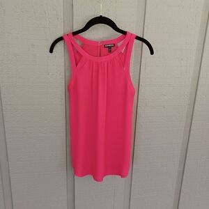 Express Factory Cutout Red Tank Top Size S Women